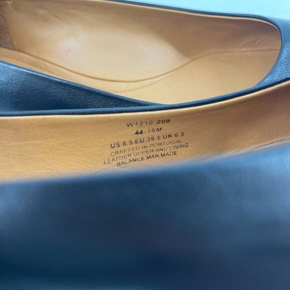 Samuel Hubbard Freedom Dance Black Leather Slip On Flats Women Size 8.5M - Picture 5 of 8